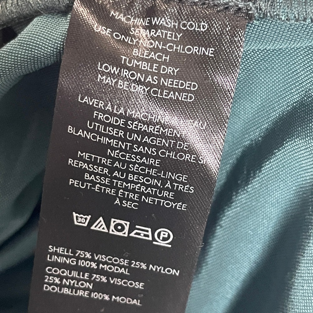 NEW Pilcro Anthropologie Womens Medium Dark Green Velvet Ruffle Button Up Shirt - Picture 5 of 10